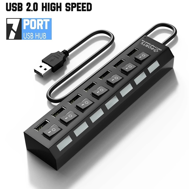 Multi Port Usb Hub - 7 In 1 USB 3.0 Hub