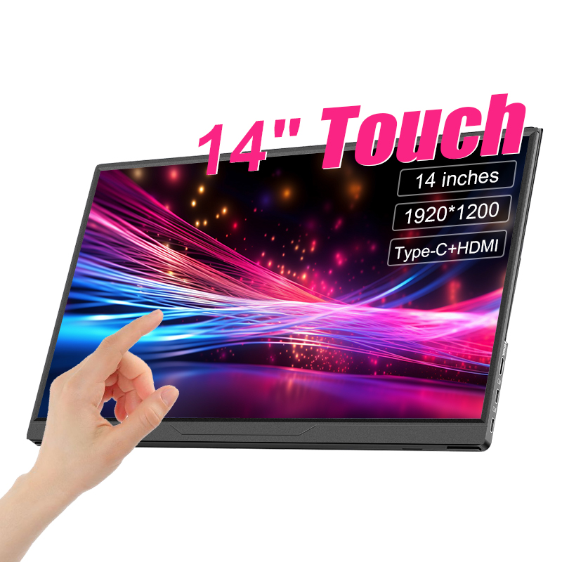 Thin Client Mini Pc - 14inch Portable Monitor Touch Ultra-thin 1200P