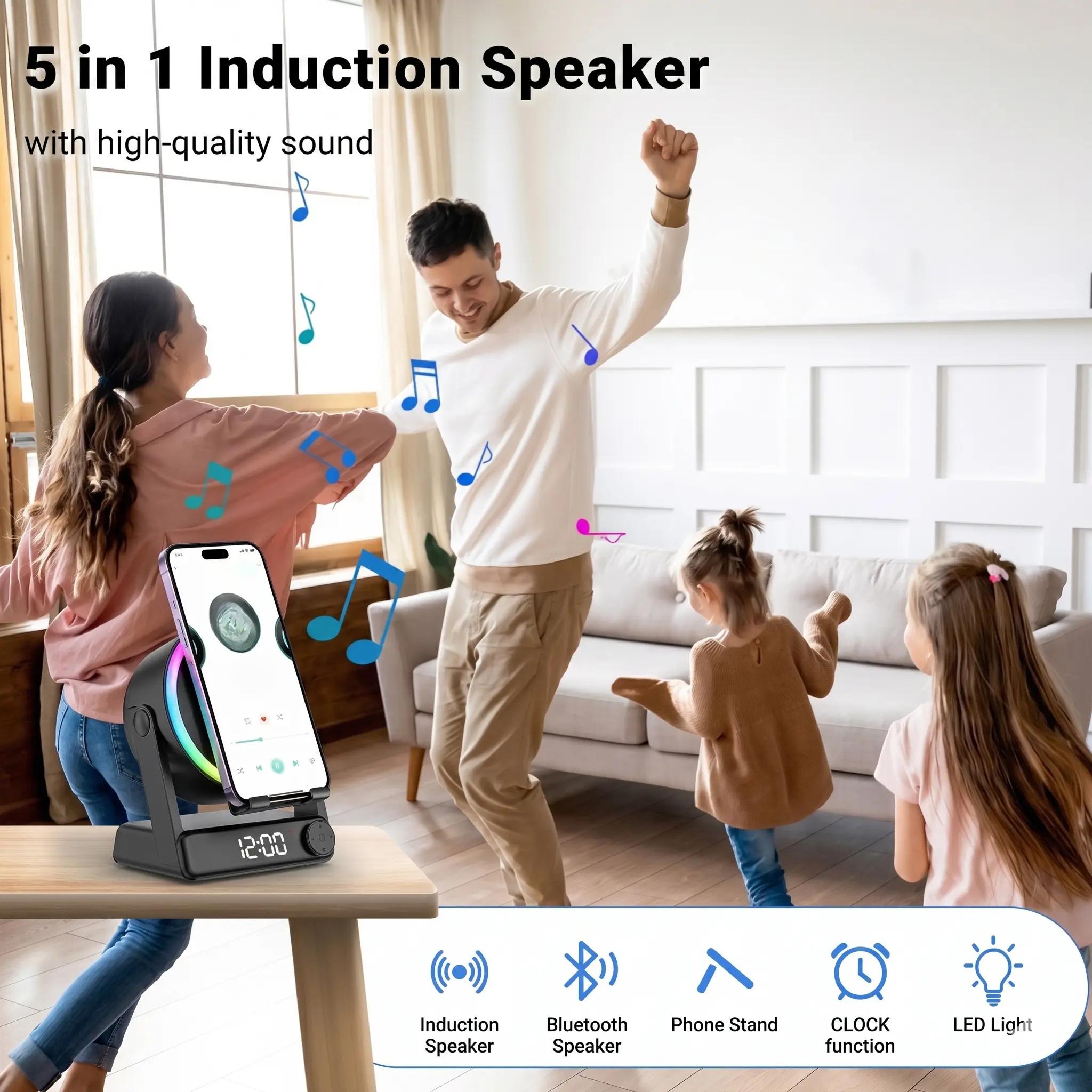 Office Tech And Gadgets - Multifunctional Desk Phone Stand with Induction