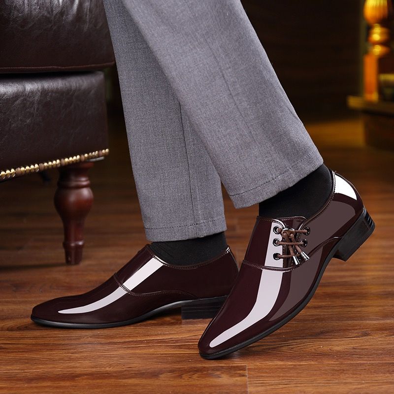 Men's Formal Shoes Patent Leat - огляд і ціна Office High Tech