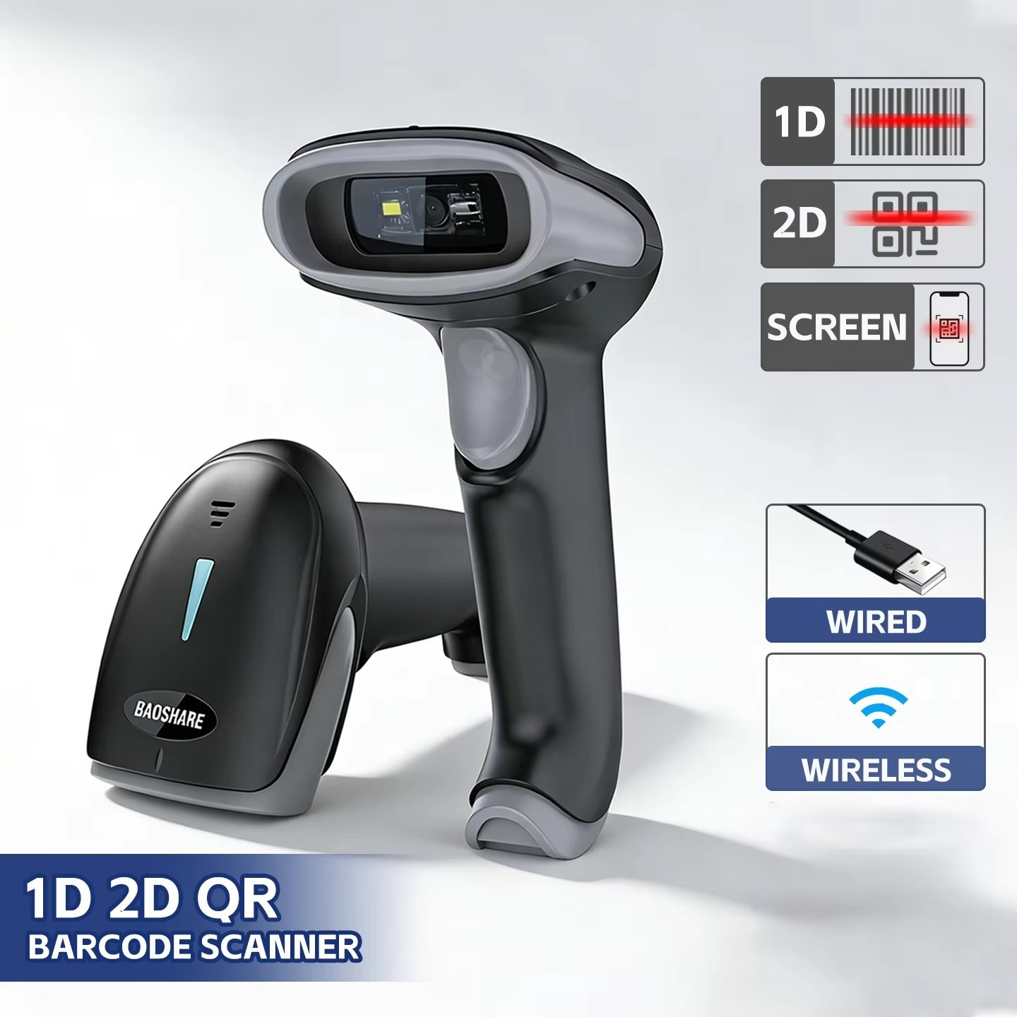 USB Wireless for 2.4G Barcode  - огляд і ціна Barcode Scanner 2D