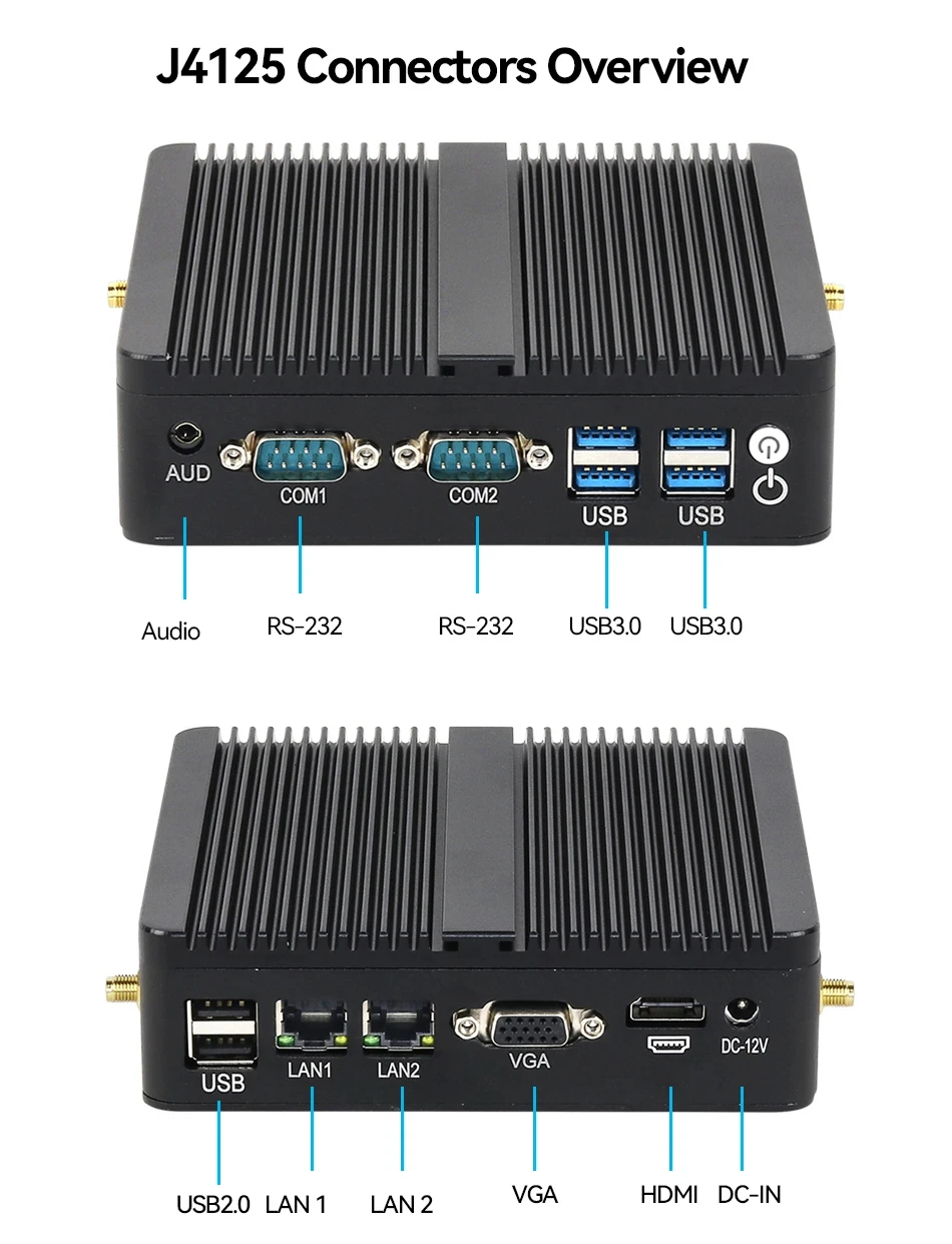 Intel Celeron N5105 J6412 Mini - огляд і ціна Thin Client Mini Pc