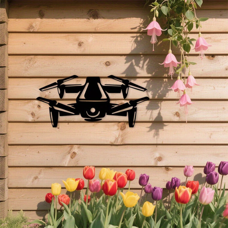 Drone Silhouette Metal Wall Ar - огляд і ціна Office Tech For Men
