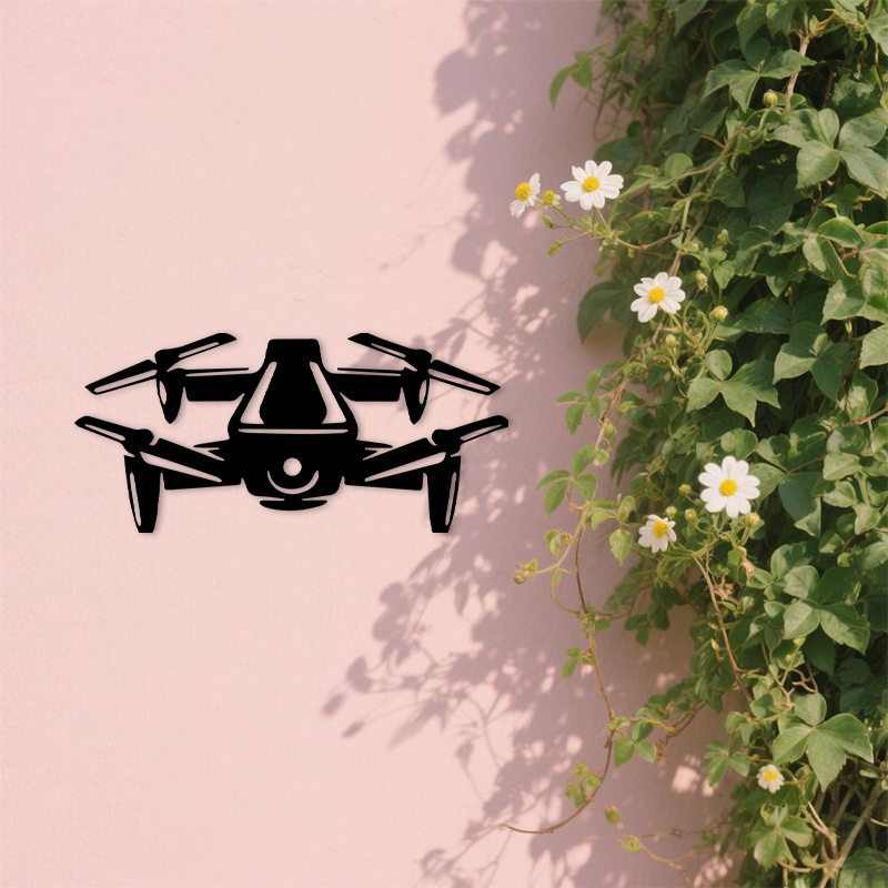 Drone Silhouette Metal Wall Ar - огляд і ціна Office Tech For Men