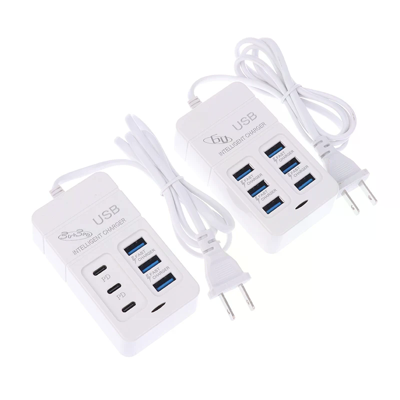 1PC US Plug 6Ports Multiport U - огляд і ціна Multi Port Usb Hub