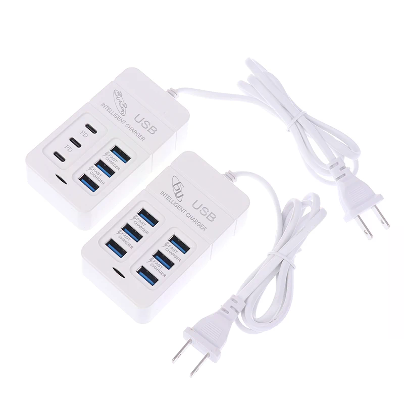 1PC US Plug 6Ports Multiport U - огляд і ціна Multi Port Usb Hub