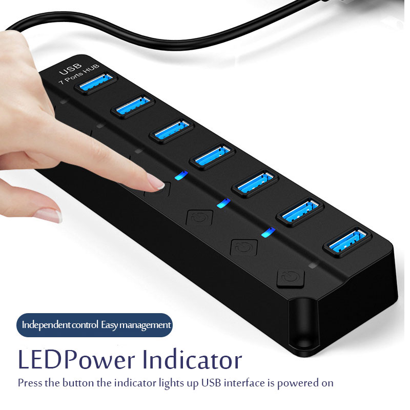 7 In 1 USB 3.0 Hub Multi USB S - огляд і ціна Multi Port Usb Hub