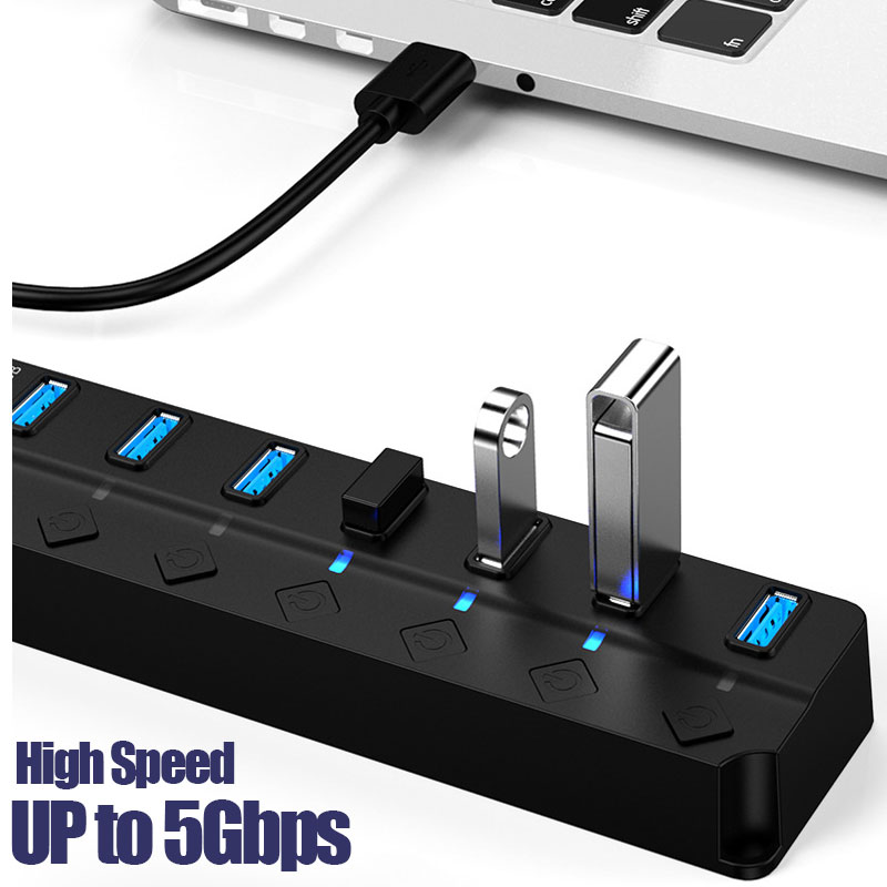 7 In 1 USB 3.0 Hub Multi USB S - огляд і ціна Multi Port Usb Hub