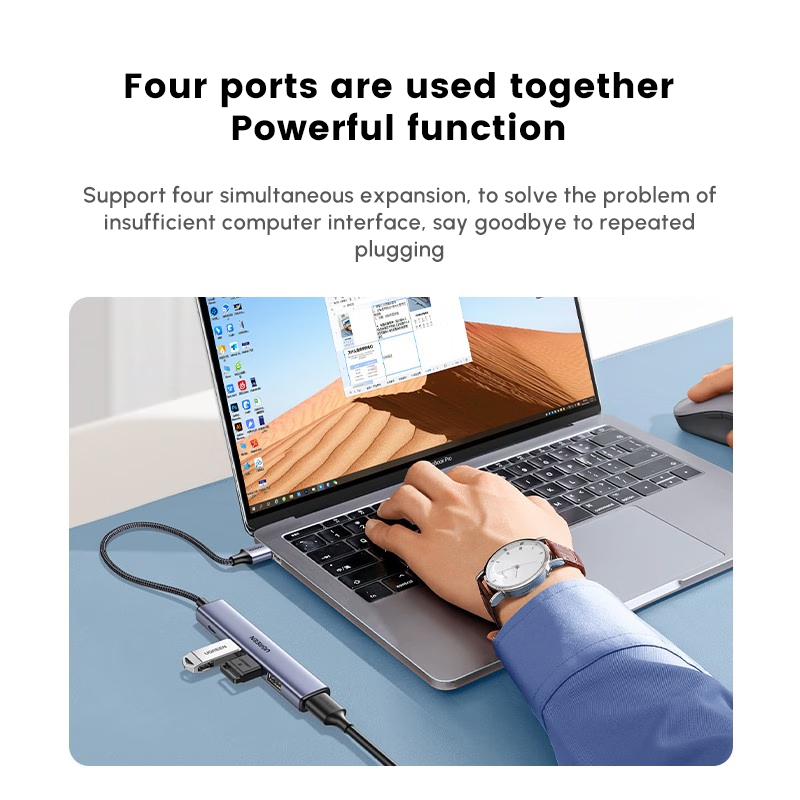 UGREEN USB Hub with 4 USB2.0 P - огляд і ціна Multi Port Usb Hub