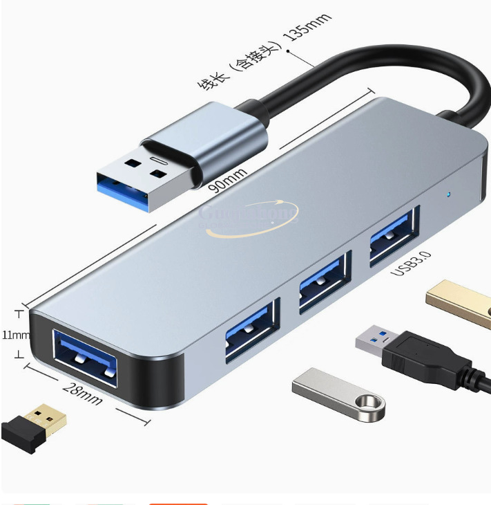 Hot-selling USB-C 4-port hub,  - огляд і ціна Multi Port Usb Hub