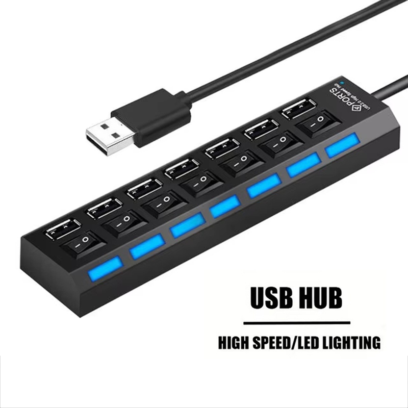 7 Port USB 2.0 Hub Splitter Fo - огляд і ціна Multi Port Usb Hub
