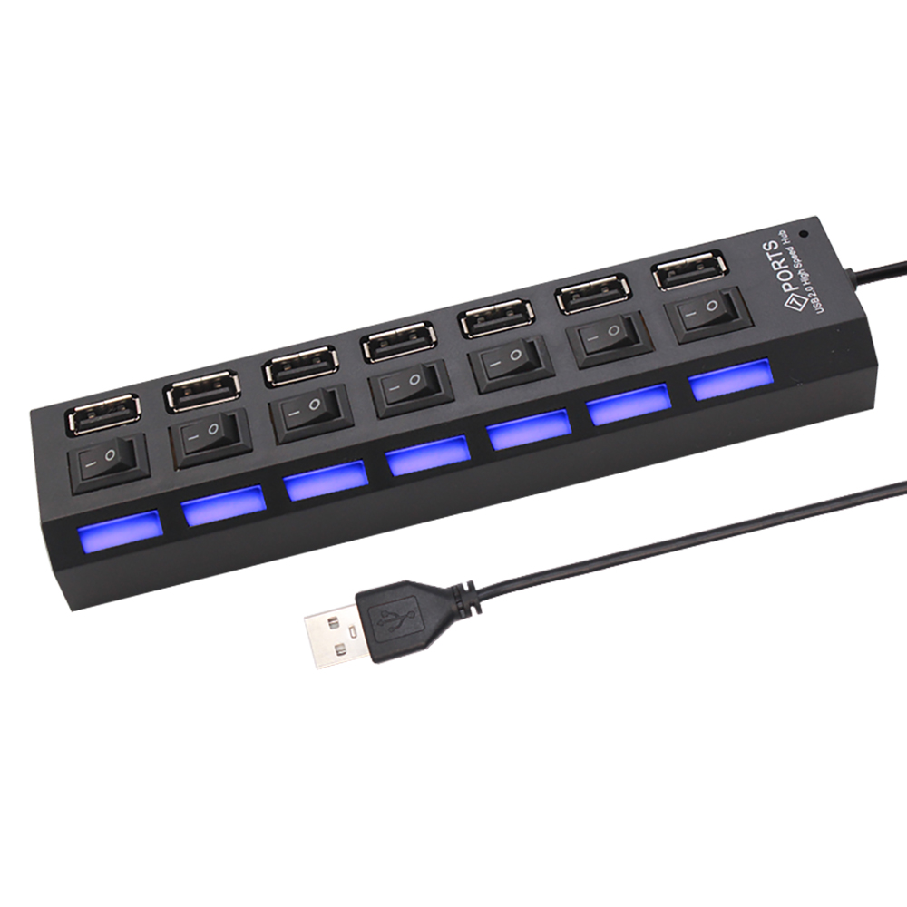 7 Port USB 2.0 Hub Splitter Fo - огляд і ціна Multi Port Usb Hub