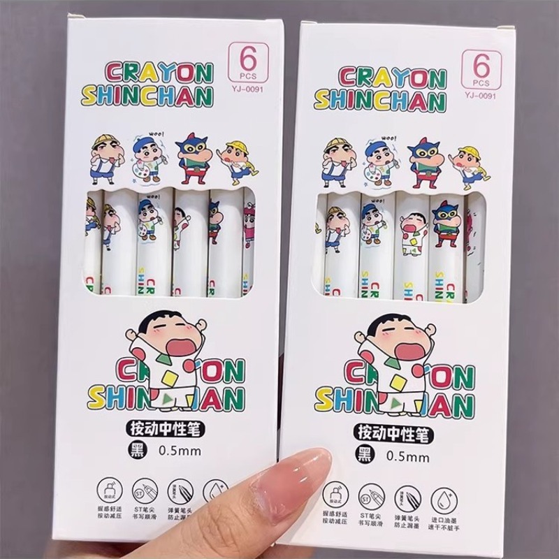 Cute Crayon Shin-chan Push Pen - огляд і ціна Office High Tech
