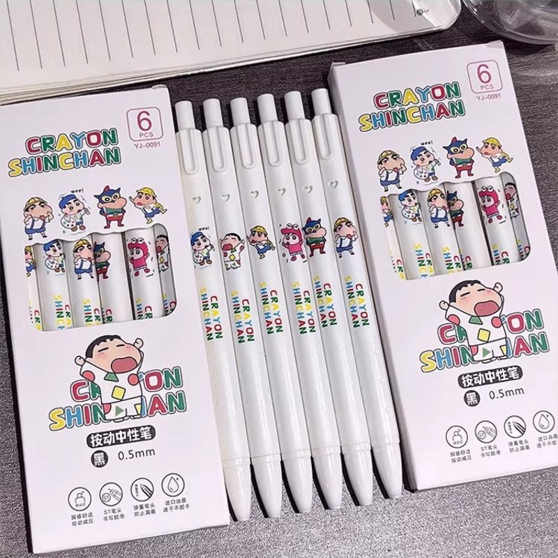 Cute Crayon Shin-chan Push Pen - огляд і ціна Office High Tech