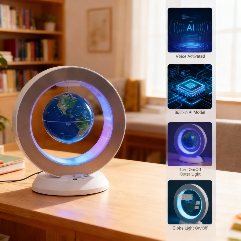 Levitating Globe Bluetooth Spe - огляд і ціна Office Tech And Gadgets