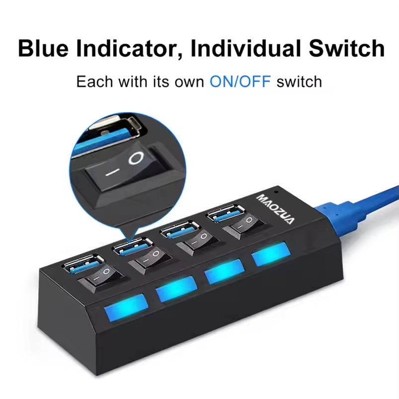 High Speed 4 Ports USB HUB 4×U - огляд і ціна Multi Port Usb Hub