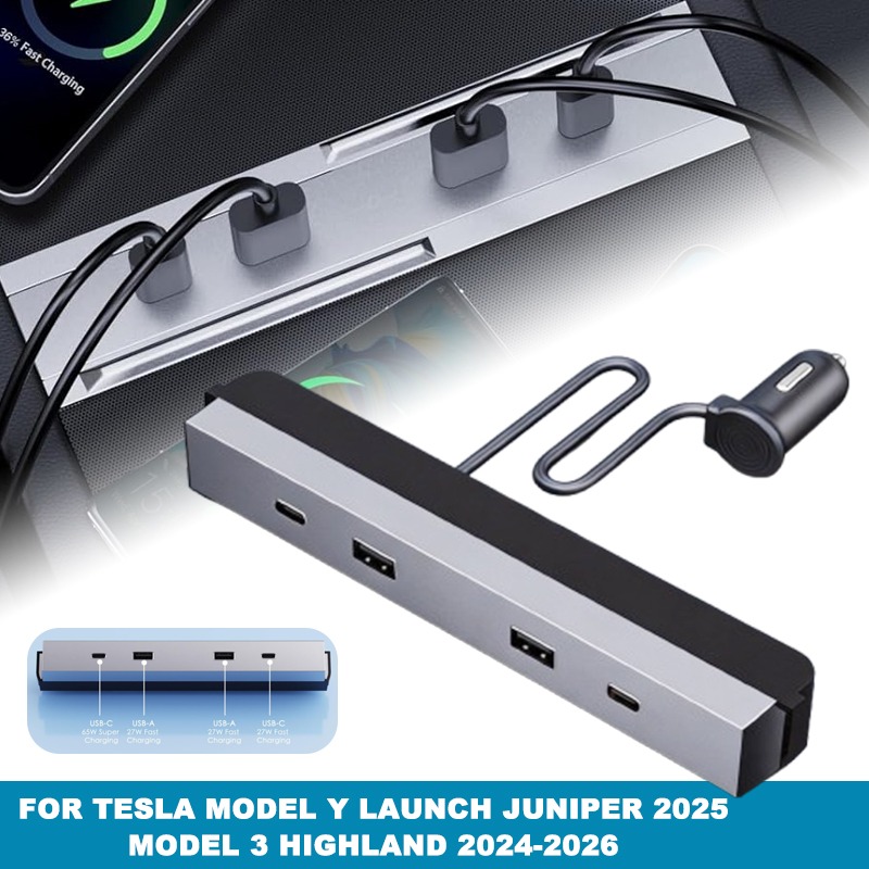 Center Console Car Adapter Mul - огляд і ціна Multi Port Usb Hub