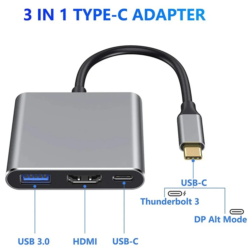 USB C HUB 3-in-1 Multiports Ad - огляд і ціна Multi Port Usb Hub