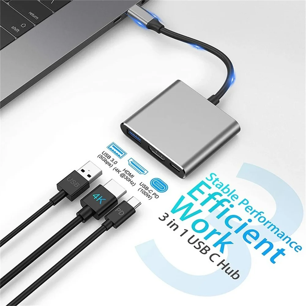 USB C HUB 3-in-1 Multiports Ad - огляд і ціна Multi Port Usb Hub