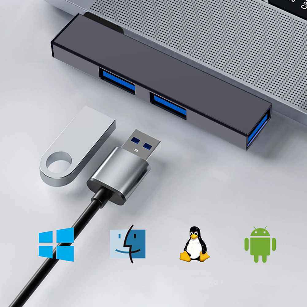 3 in 1 USB Docking Station OTG - огляд і ціна Multi Port Usb Hub