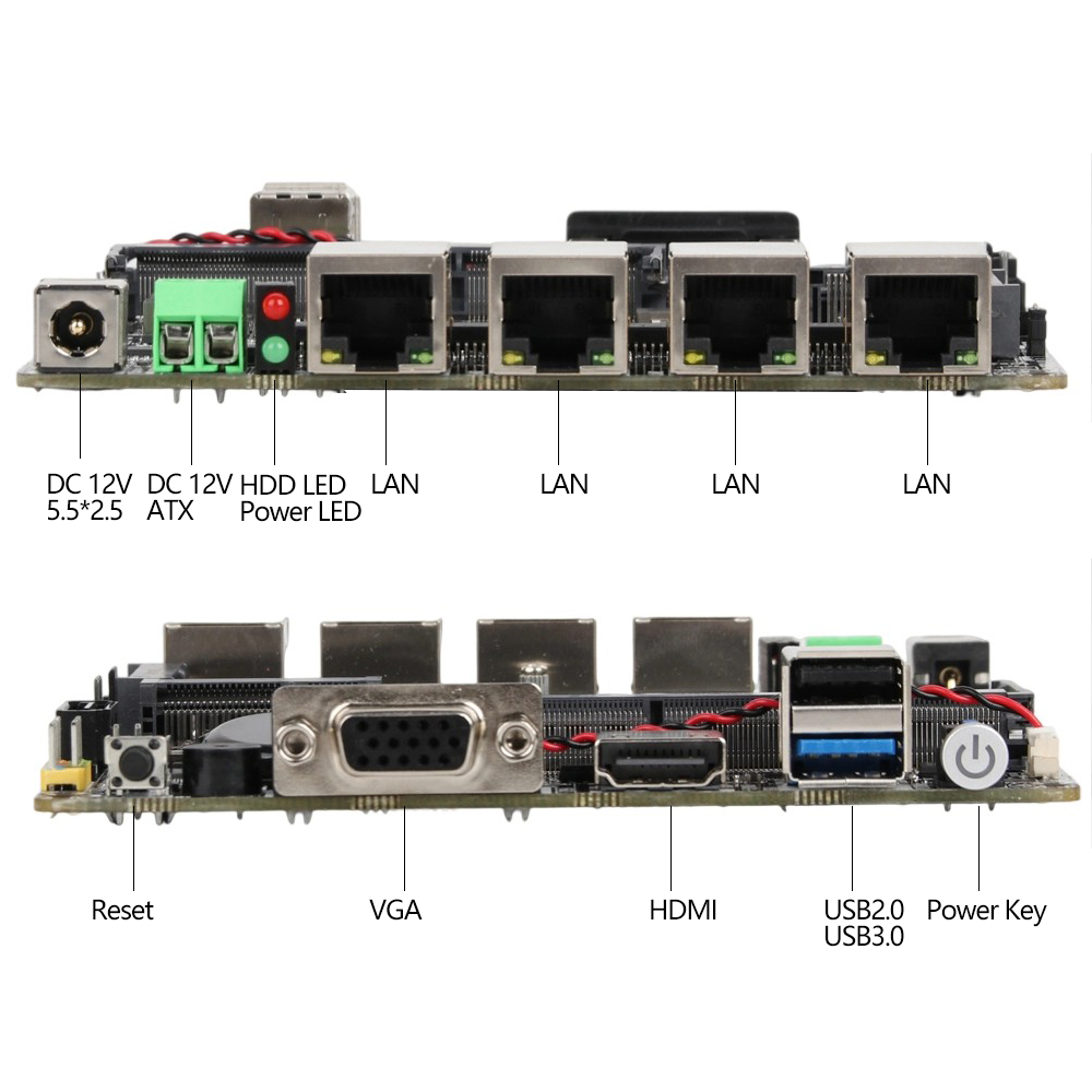 Mini PC Firewall M​otherboard  - огляд і ціна Thin Client Mini Pc