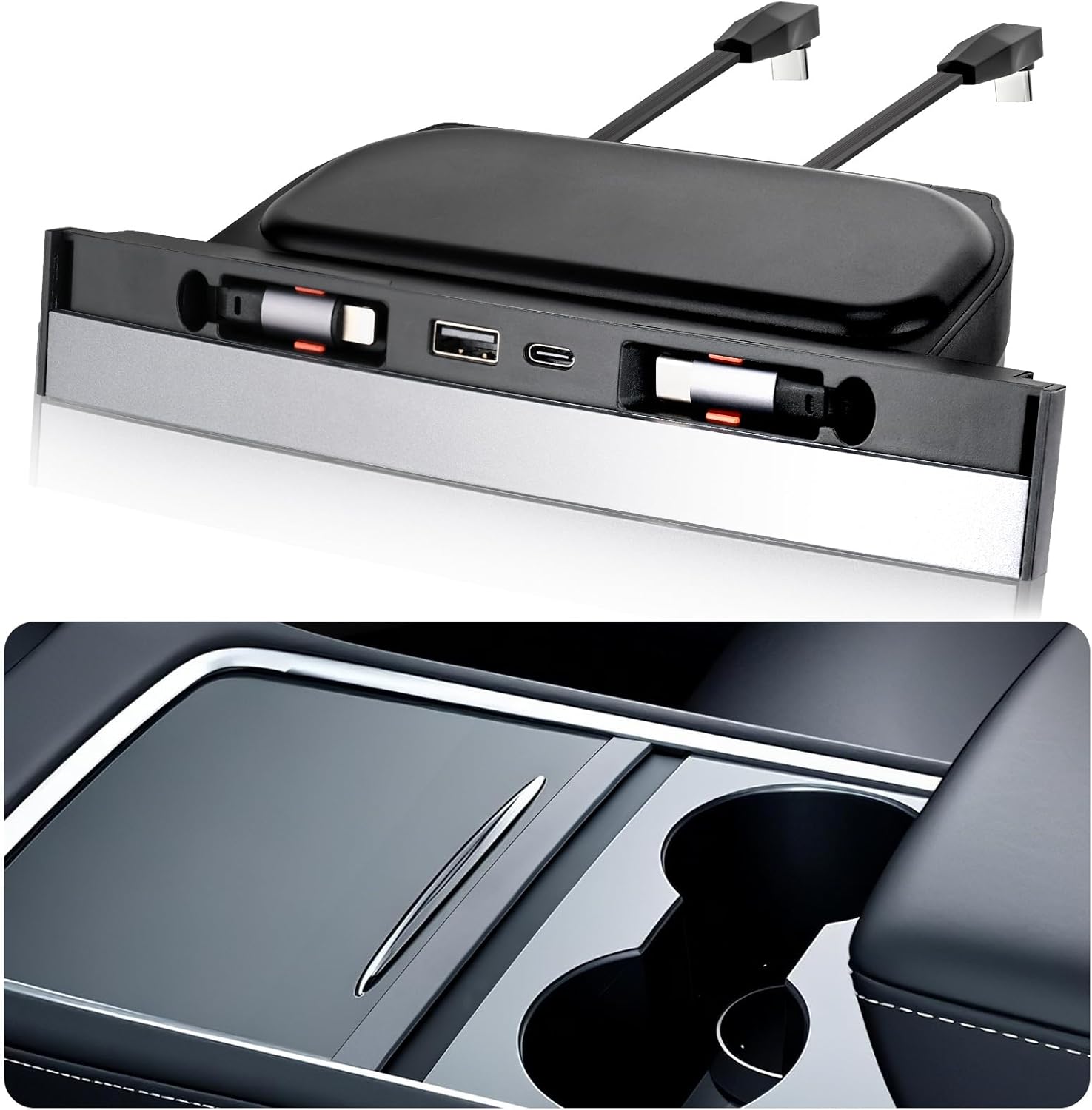 USB Hub for Tesla Model Y 2020 - огляд і ціна Multi Port Usb Hub