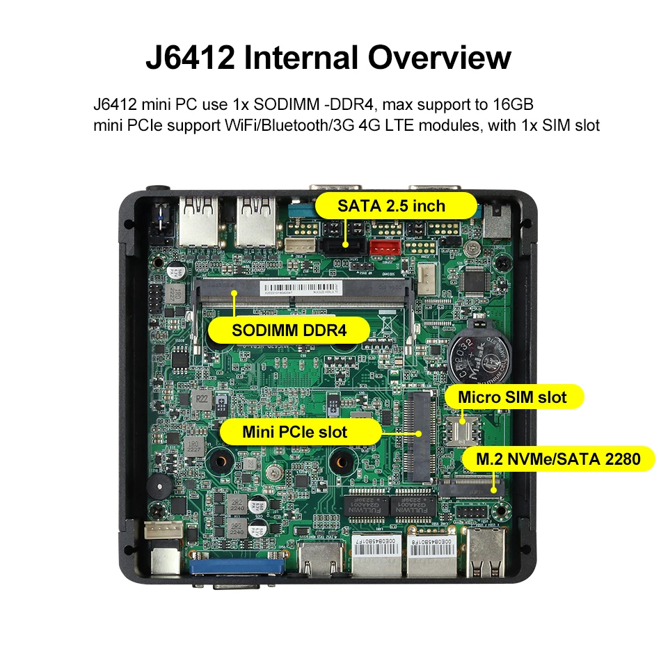 XCY Mini PC Intel Celeron J641 - огляд і ціна Thin Client Mini Pc