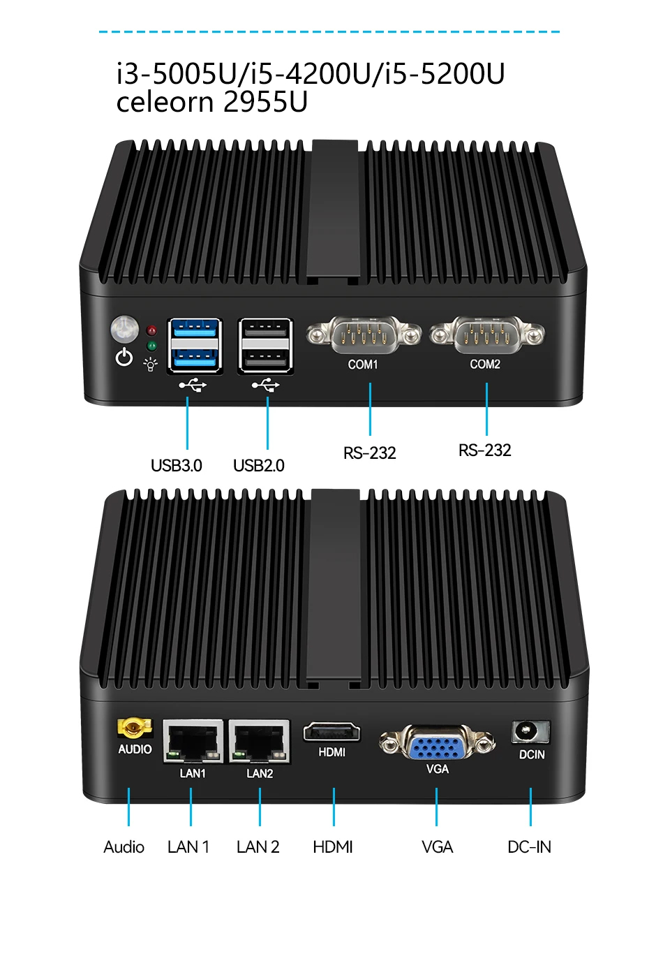 XCY Mini PC Intel Celeron J641 - огляд і ціна Thin Client Mini Pc