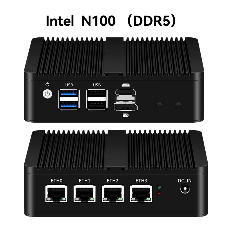XCY Fanless Mini PC Intel N150 - огляд і ціна Thin Client Mini Pc