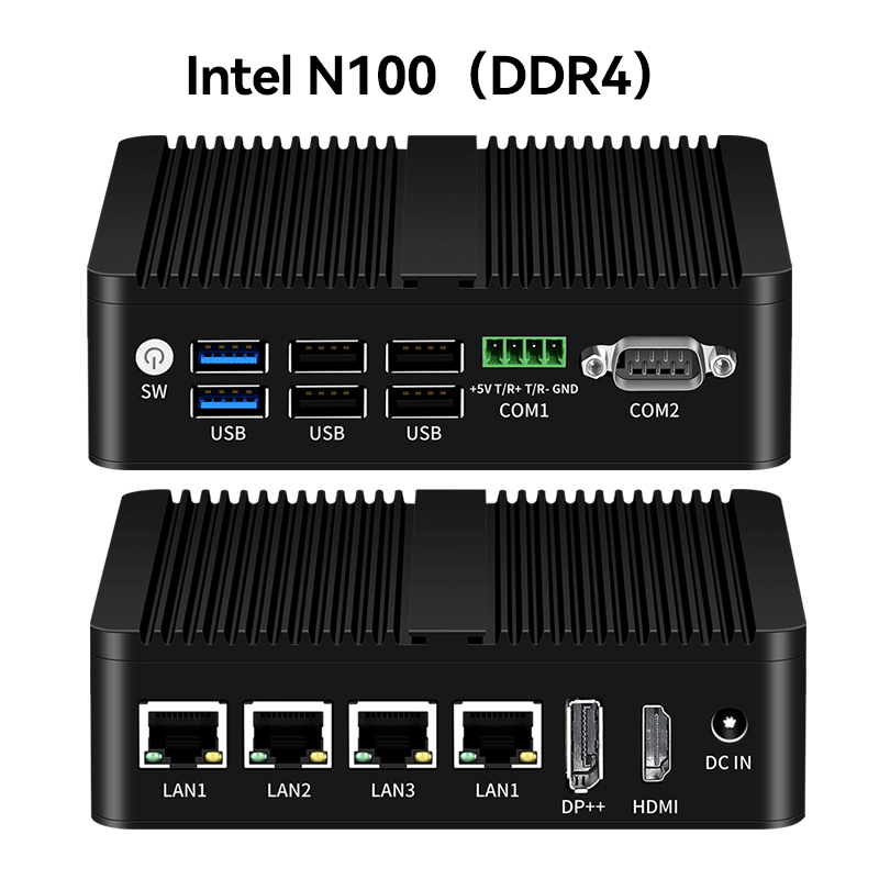 XCY Fanless Mini PC Intel N150 - огляд і ціна Thin Client Mini Pc