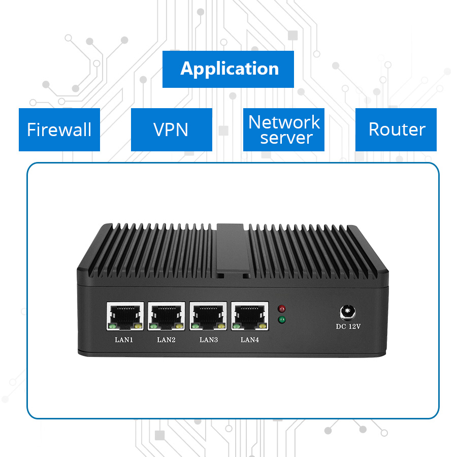 Firewall Router Pfsense Fanles - огляд і ціна Thin Client Mini Pc