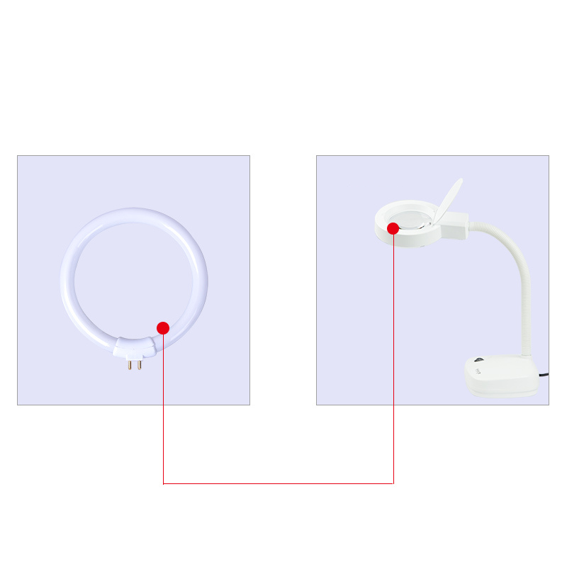 T4 Round Annular Tube 11W 110V - огляд і ціна Ring Light Desk Small