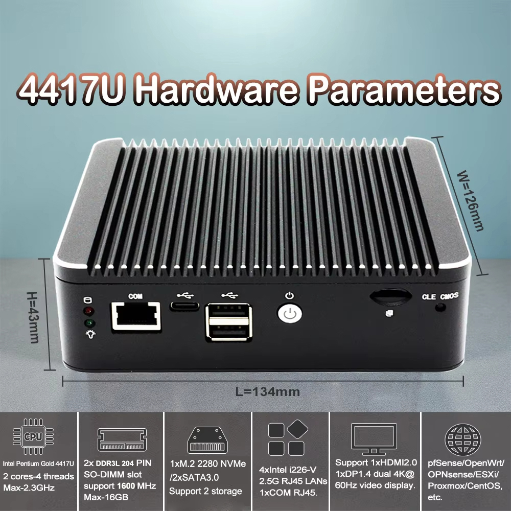 12th Gen Intel Pentium 4417U 2 - огляд і ціна Thin Client Mini Pc