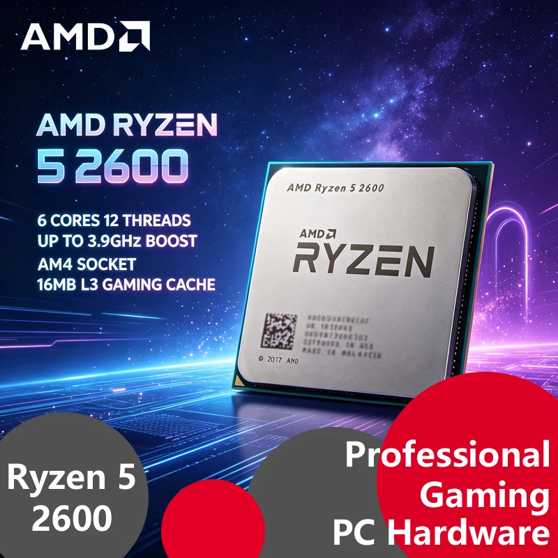AMD Ryzen 5 2600 Tray CPU 6 Co - огляд і ціна Amd Cpu Ryzen 5
